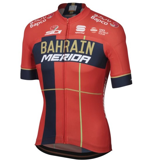 Sportful Bahrain Bodyfit Team (2019) - maglia bici - uomo. Taglia S