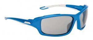 Alpina callum vL lunettes de soleil cadre en verre bleu/blanc verres noir varioflex 3 s