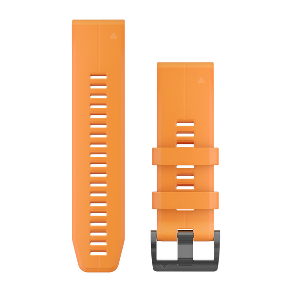 Garmin Cinturino quickfit per fenix 5x/5x plus/ fenix 6x in silicone 26mm arancione