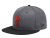 Cappellino New era S-logo grigio/rosso one size